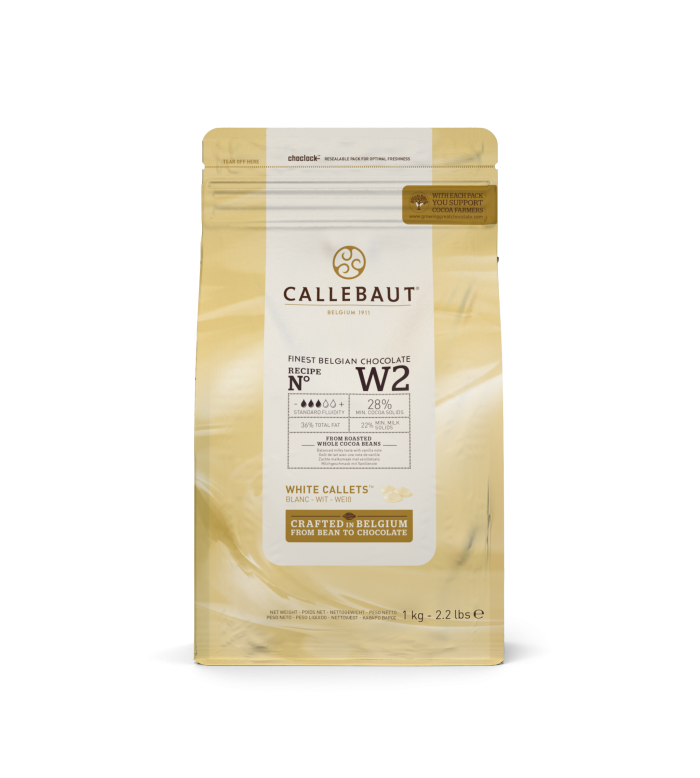 Chocolate Branco Callets W2 (2.5kg)