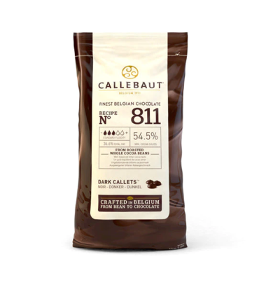 Chocolate Negro 811 Callets 54% (10 kg)