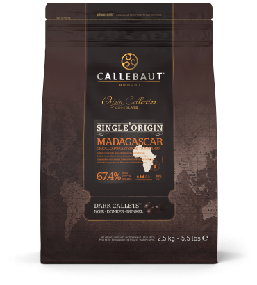 CHOCOLATE NEGRO ORIGEM MADAGASCAR 66% CALLETS