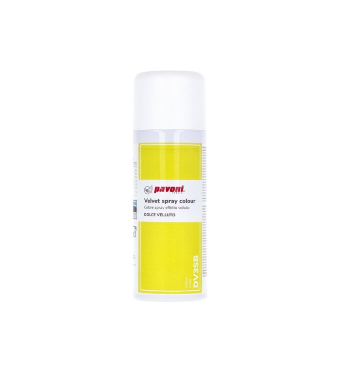 Corante spray veludo amarelo DV3SB