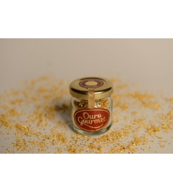 Flocos ouro comestivel