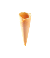 Mini cone neutro 7,5cm revestido