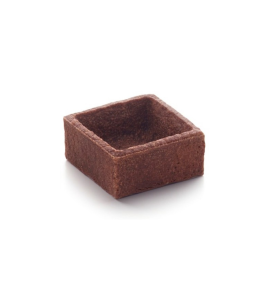 Mini quadrado chocolate manteiga 3.5cm