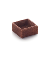 Mini quadrado chocolate manteiga 3.5cm