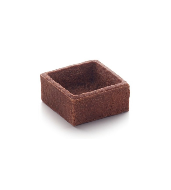 Mini quadrado chocolate manteiga 3.5cm