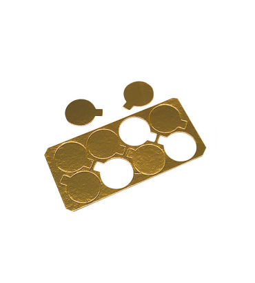 PLACAS BASES REDONDO DOURADO Æ80MM(930252)