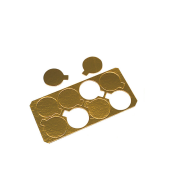 PLACAS BASES REDONDO DOURADO Æ80MM(930252)