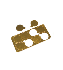 PLACAS BASES REDONDO DOURADO Æ80MM(930252)