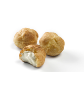Profiteroles c/recheio gelado baunilha